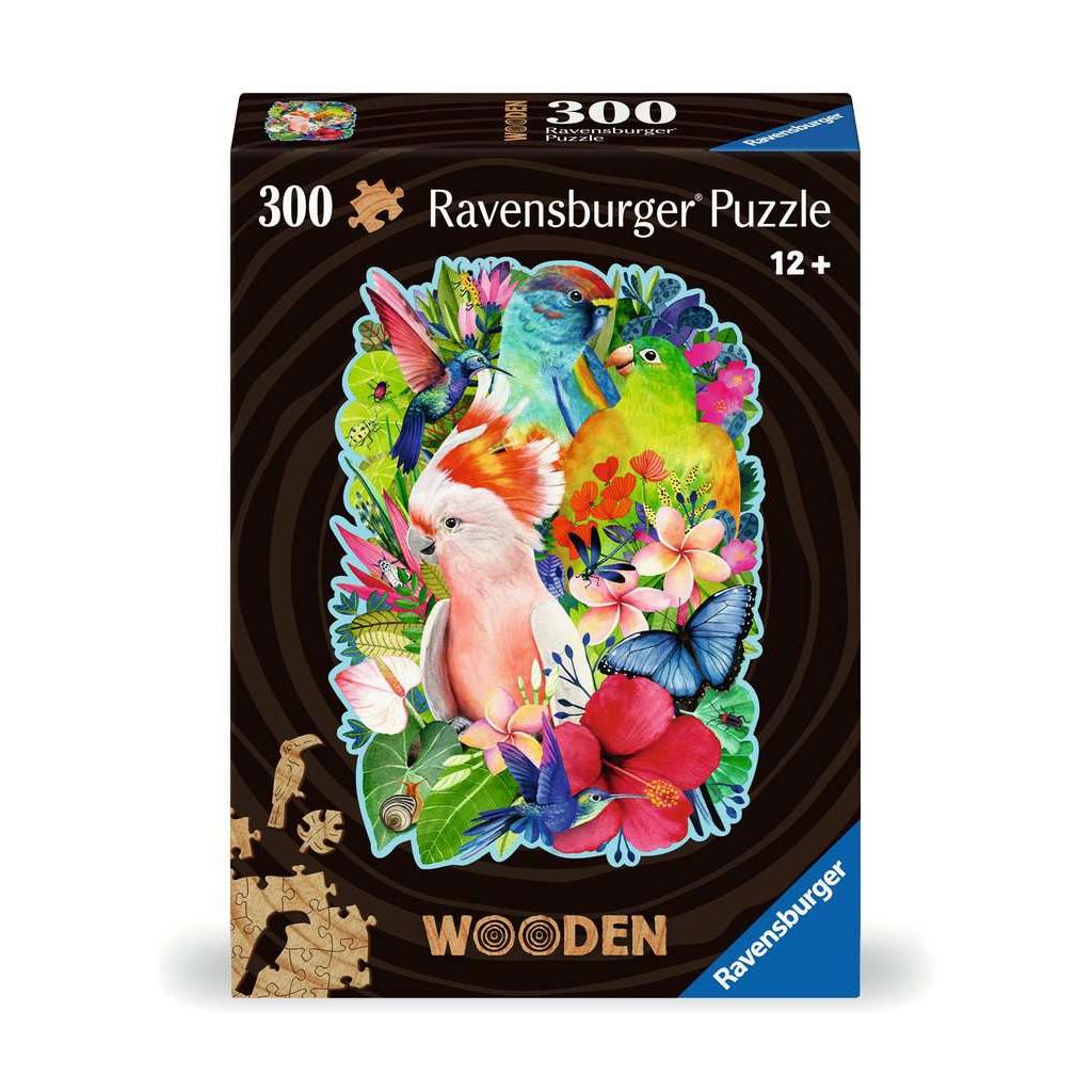 Beautiful Birds 300 Piece Wood Jigsaw Puzzle Ravensburger Puzzle Merchant