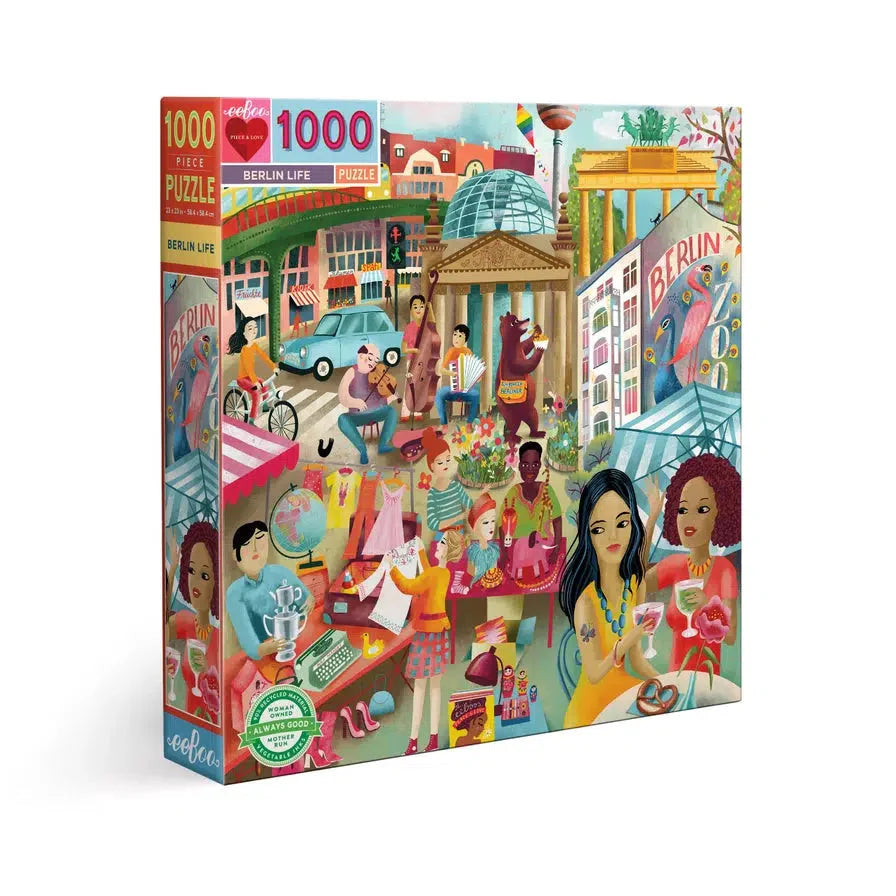 Berlin Life 1000 Piece Jigsaw Puzzle eeBoo Puzzle Merchant