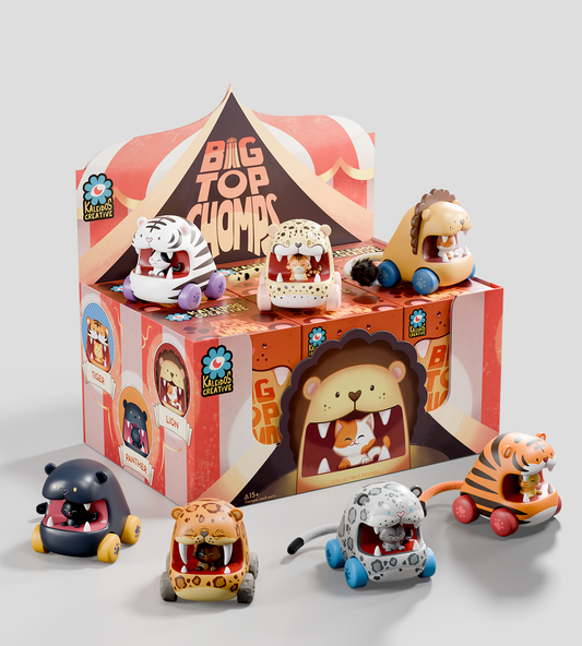 Kaleidos Creative: Big Top Chomps Blind Box Ralphie's Funhouse