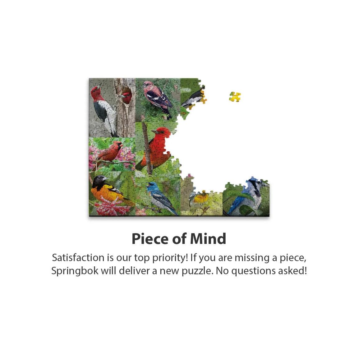 Birds of a Feather 500 Piece Jigsaw Puzzle Springbok