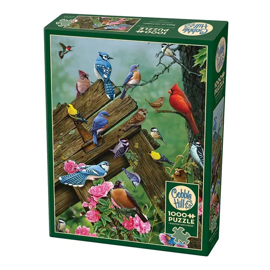 Birds of the Forest 1000 Piece Jigsaw Puzzle Cobble Hill