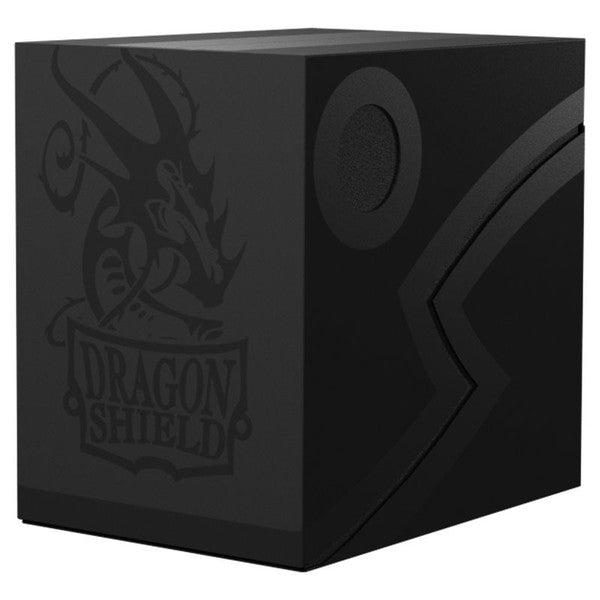 Deck Box: Dragon Shield: Double Shell: Shadow Black/Black Moliner Games