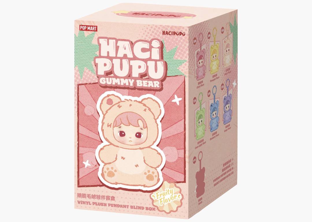 Hacipupu Gummy Bear Series - Vinyl Plush Pendant Single Blind Box Labubu Loot