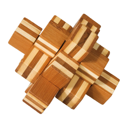 Block 3D Bamboo Puzzle Fridolin Puzzle Merchant