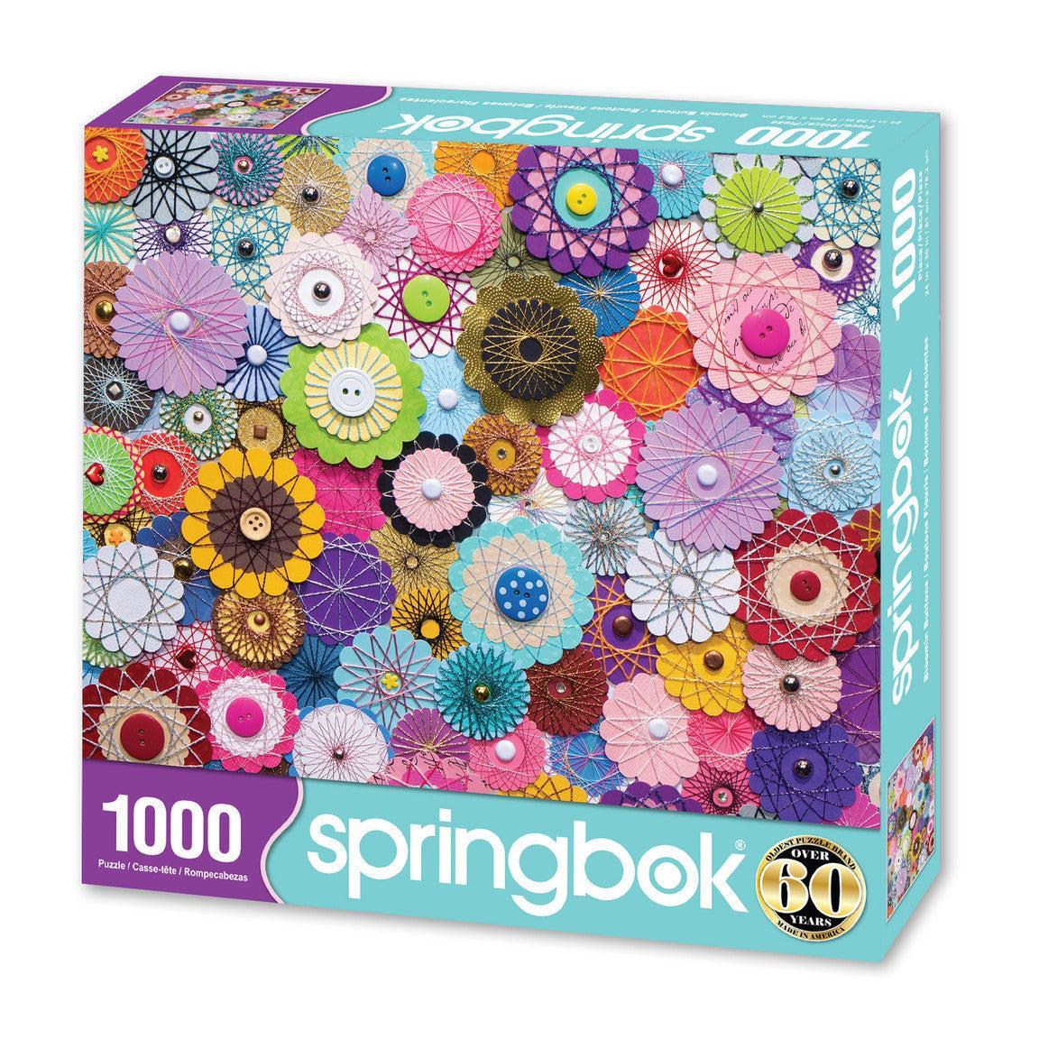 Bloomin Buttons 1000 Piece Jigsaw Puzzle Springbok