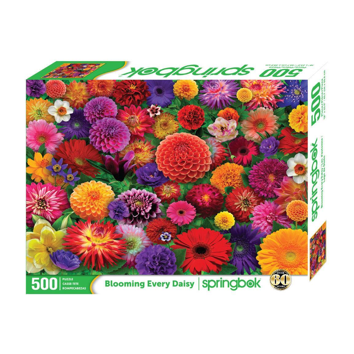 Blooming Every Daisy 500 Piece Jigsaw Puzzle Springbok Puzzle Merchant