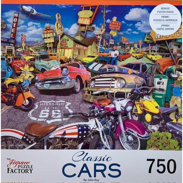 Bluewater Motel Classic Cars 750 Piece Jigsaw Puzzle Leap Year