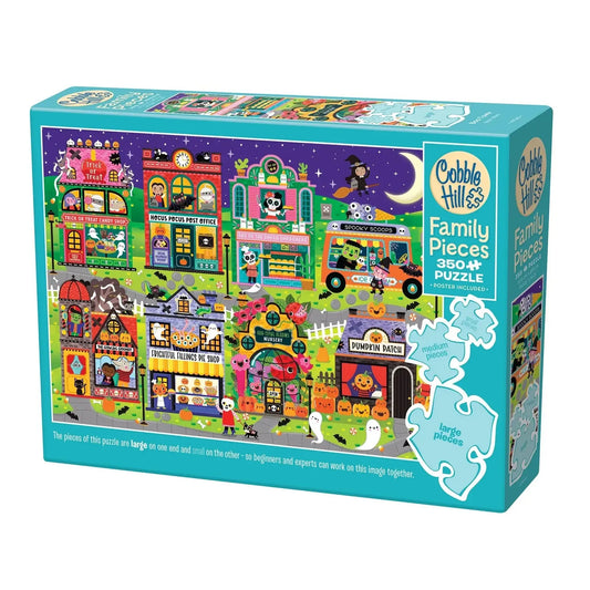 Boo Town 350 Piece Family Jigsaw Puzzle Cobble Hill