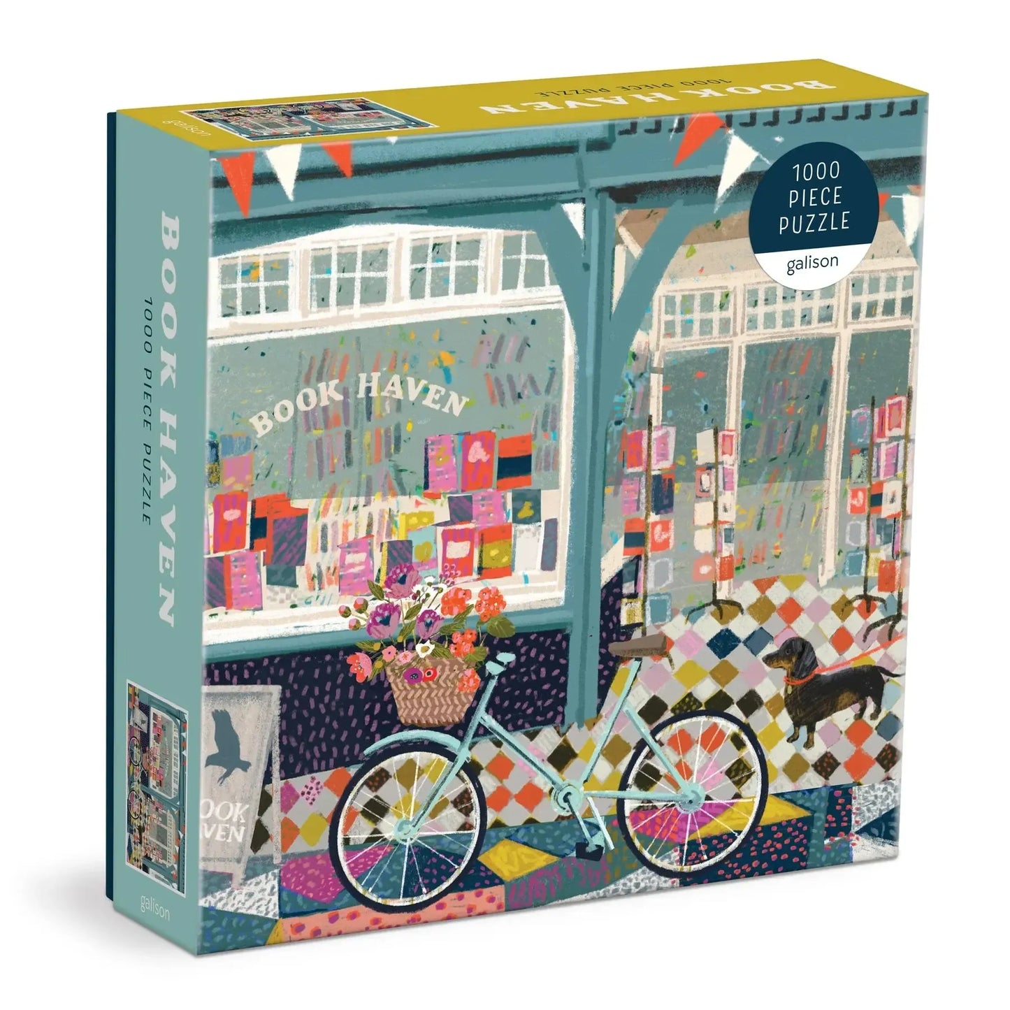 Book Haven 1000 Piece Jigsaw Puzzle Galison