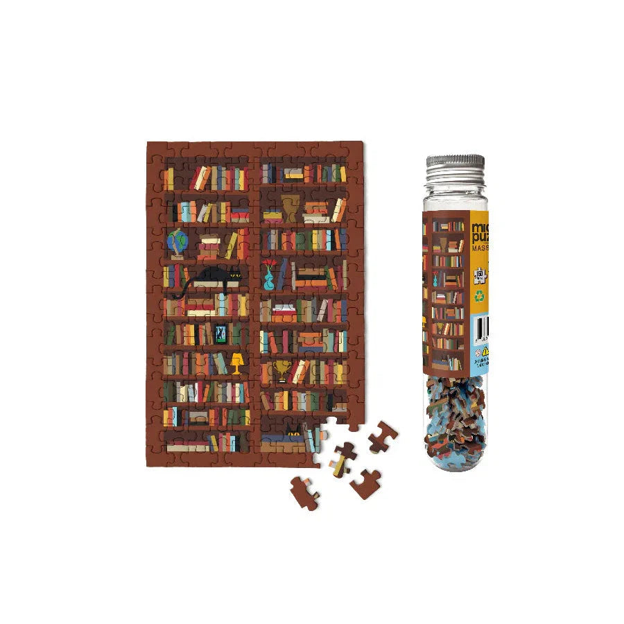 Bookcase 150 Piece Mini Jigsaw Puzzle Micro Puzzles Puzzle Merchant
