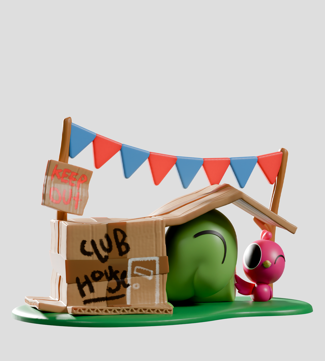 Kaleidos Creative: Box Turtle & Bird Blind Box Ralphie's Funhouse