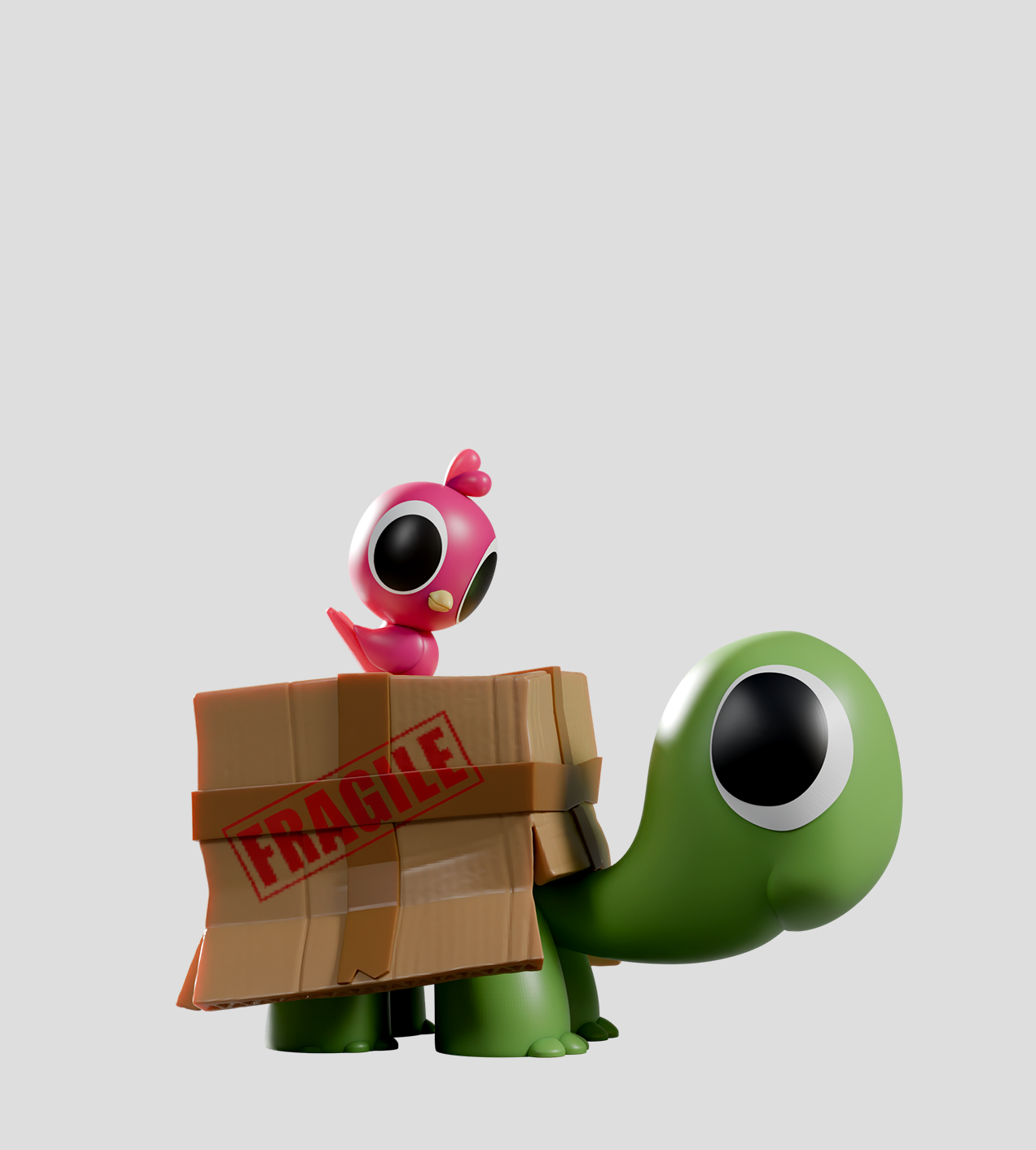 Kaleidos Creative: Box Turtle & Bird Blind Box Ralphie's Funhouse