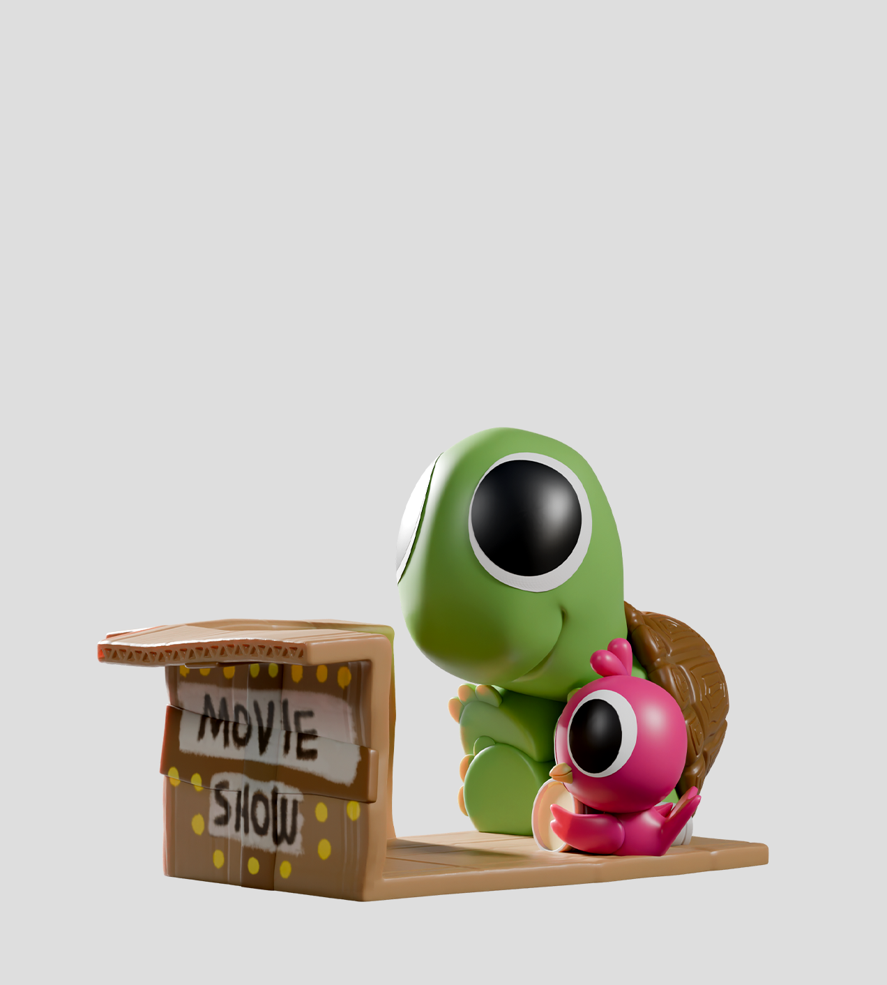 Kaleidos Creative: Box Turtle & Bird Blind Box Ralphie's Funhouse