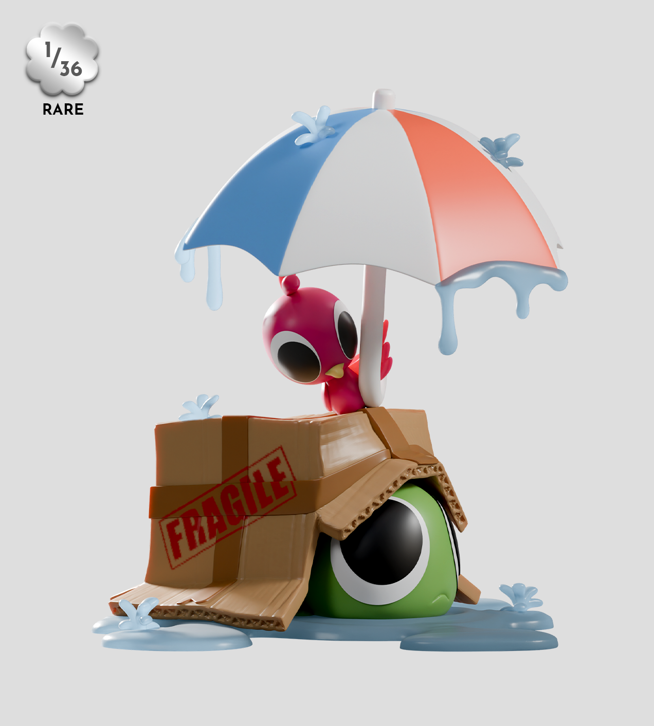 Kaleidos Creative: Box Turtle & Bird Blind Box Ralphie's Funhouse