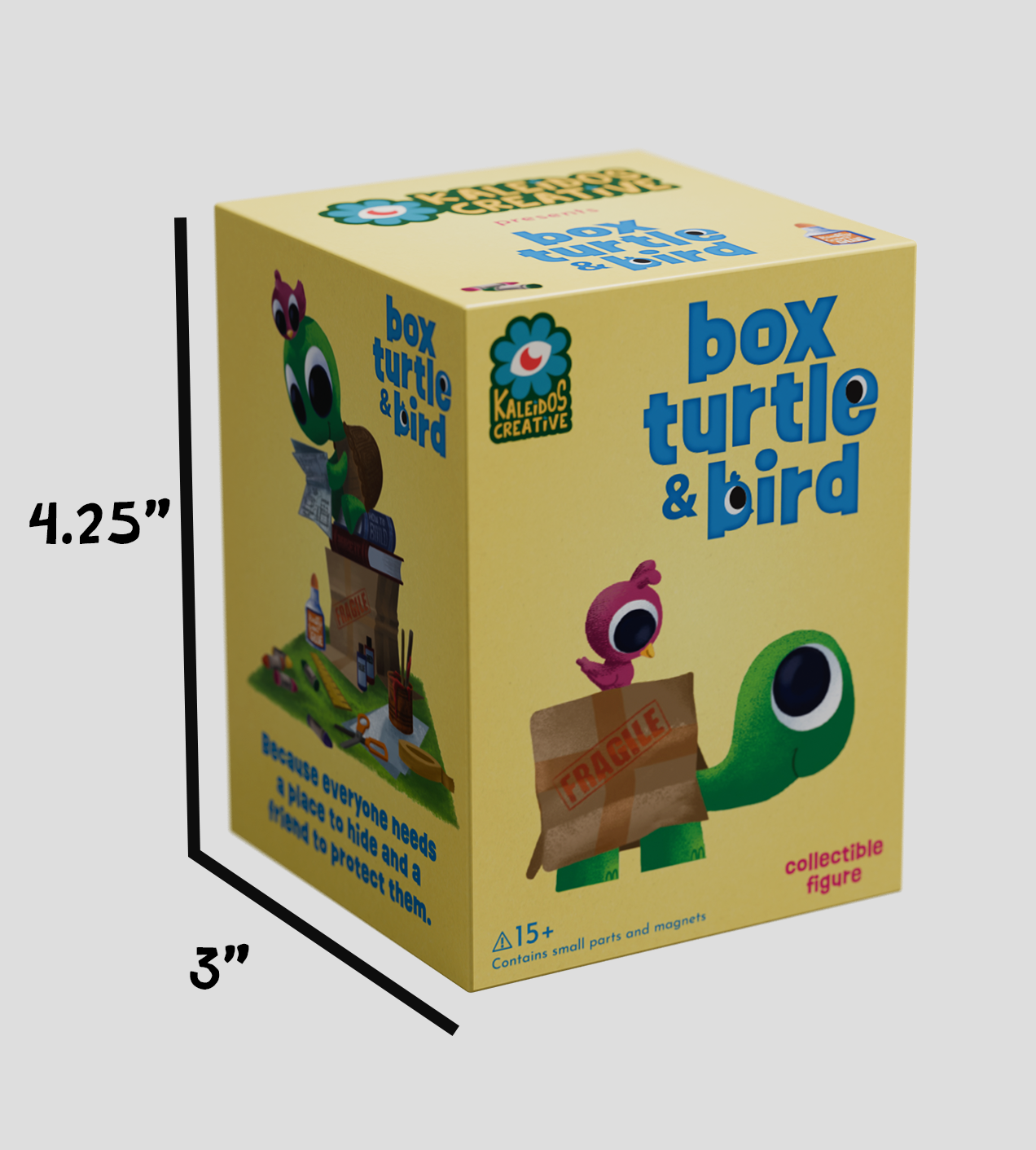 Kaleidos Creative: Box Turtle & Bird Blind Box Ralphie's Funhouse