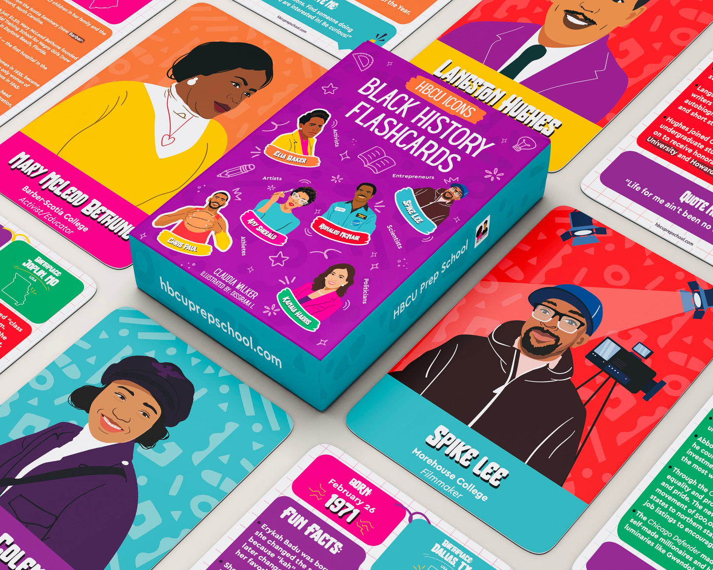 HBCU Icons Black History Flashcards