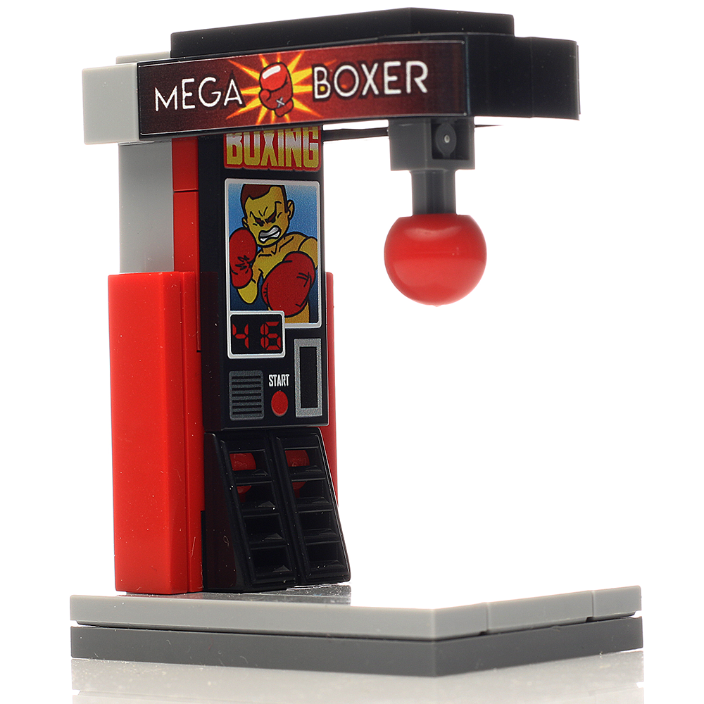 Arcade Boxing Game Machine made using LEGO Parts - B3 Customs B3 Customs