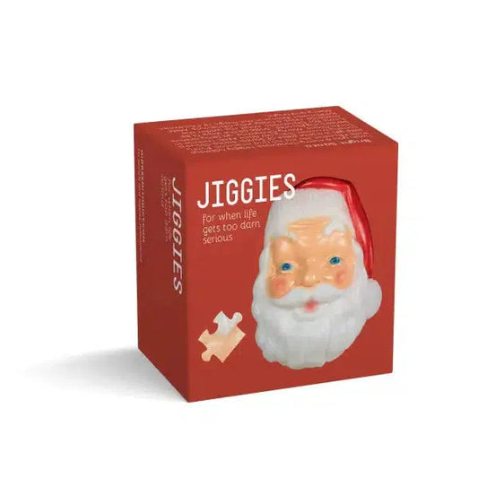Bright Santa 45 Piece Mini Jigsaw Puzzle Gibbs Smith Puzzle Merchant