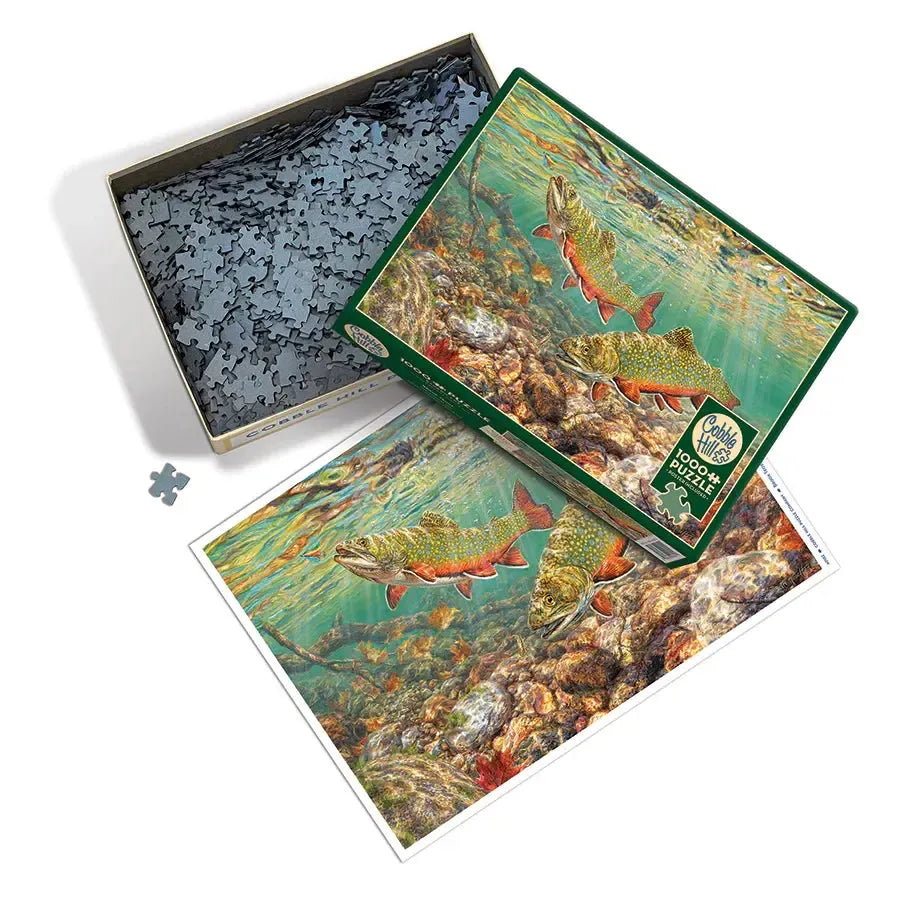 Brook Trout 1000 Piece Jigsaw Puzzle Cobble Hill