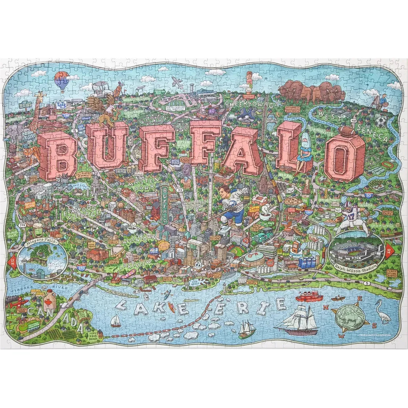 Buffalo 1000 Piece Jigsaw Puzzle Birdie