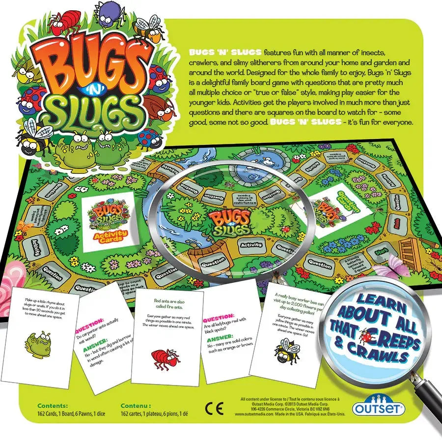 Bugs 'N' Slugs - The Educational Insects Board Game - Outset