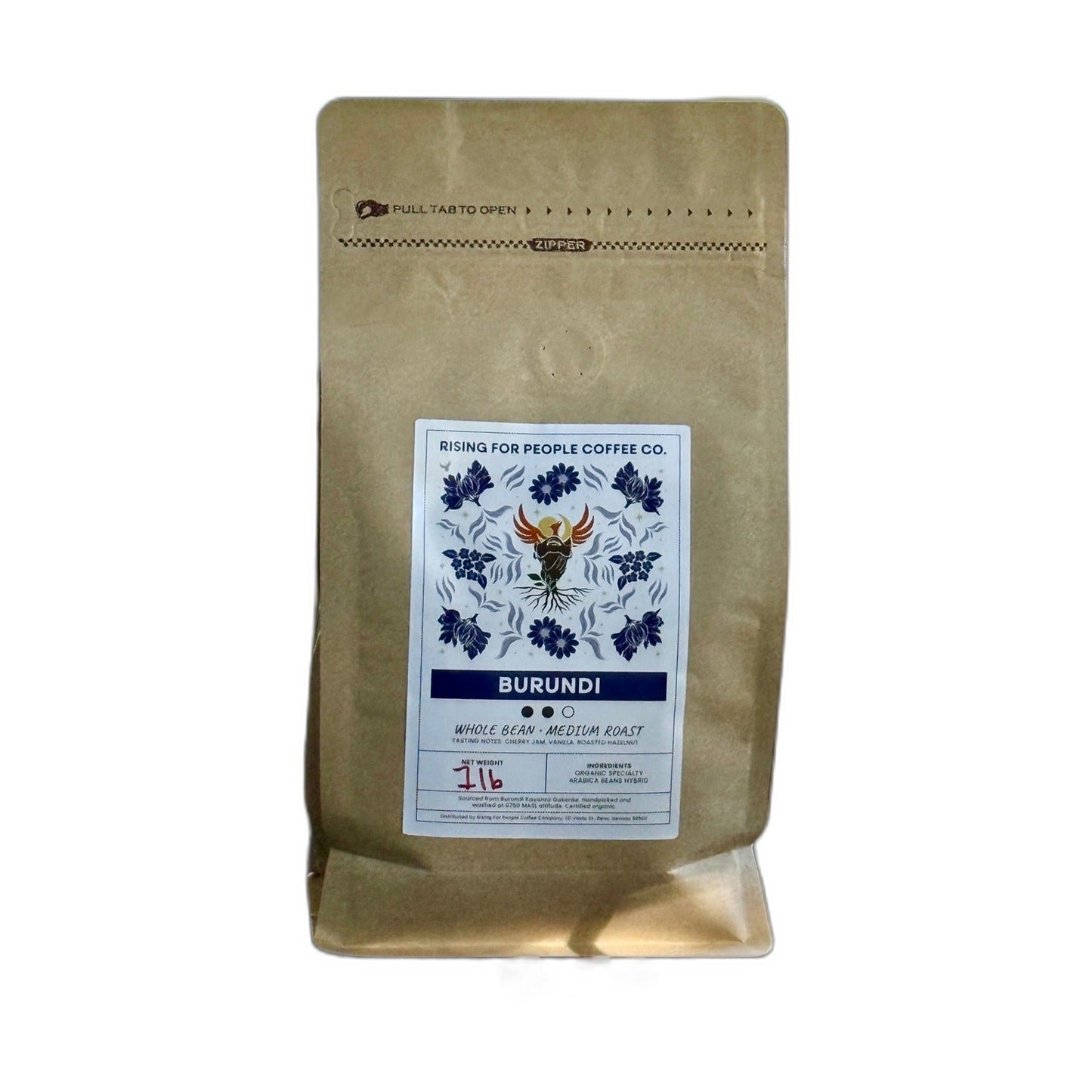 Burundi — Whole Bean, Medium Roast Coffee