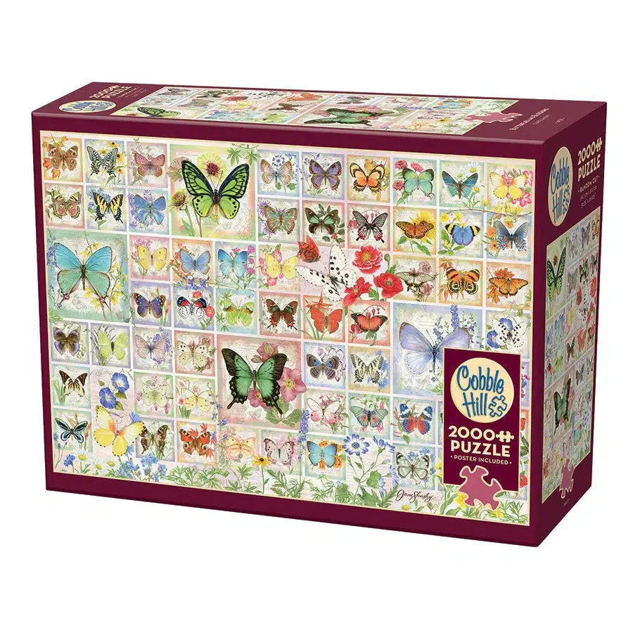 Butterflies & Blossoms 2000 Piece Jigsaw Puzzle Cobble Hill Puzzle Merchant