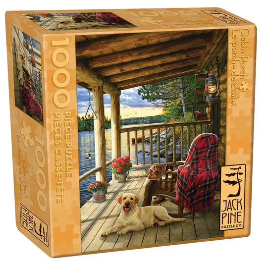 Cabin Porch 1000 Piece Jigsaw Puzzle Jack Pine