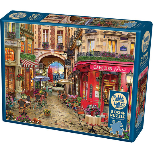 Café des Paris 500 Piece Jigsaw Puzzle Cobble Hill Puzzle Merchant