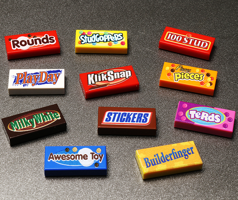 Candy Pack (Series 2) made using LEGO parts B3 Customs