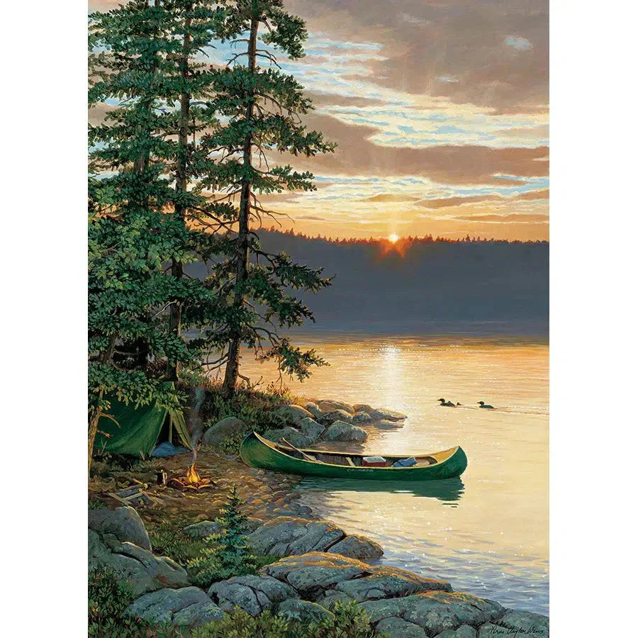 Canoe Lake 500 Piece Jigsaw Puzzle Cobble Hill