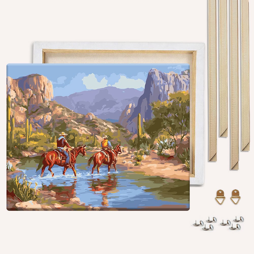 Canyon Riders - Paint By Numbers Kit