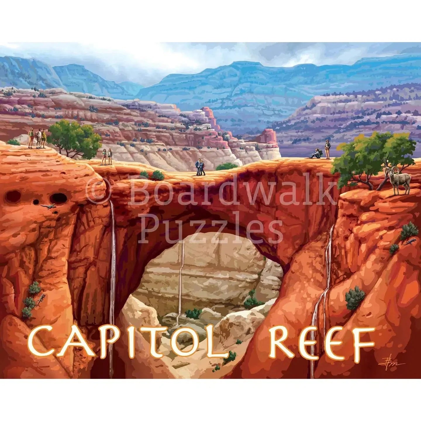 Capitol Reef National Park 500 Piece Jigsaw Puzzle Boardwalk