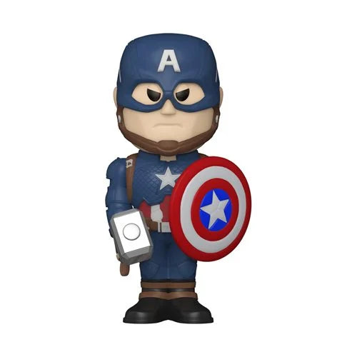 Avengers: Endgame Captain America Vinyl Funko Soda Figure - Entertainment Earth Exclusive Moliner Games