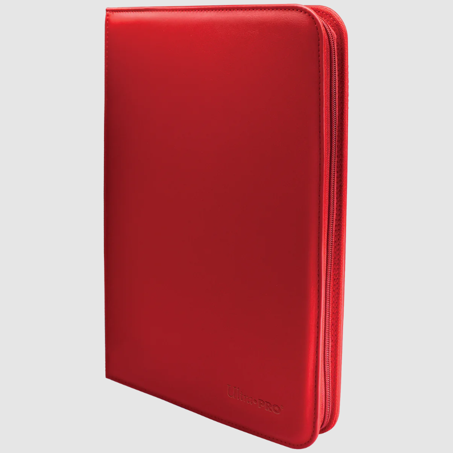 Ultra Pro Vivid 9-Pocket Zippered PRO-Binder Red Spoils and Loot