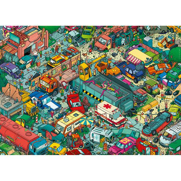 Car Cemetery 1000 Piece Jigsaw Puzzle Heye