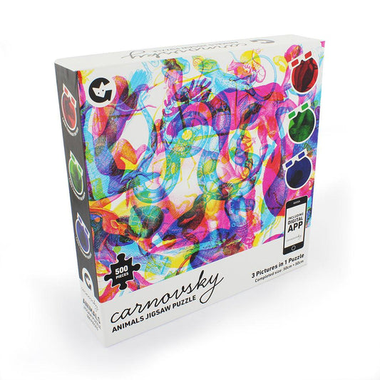 Carnovsky Animals 500 Piece Jigsaw Puzzle Ginger Fox Puzzle Merchant