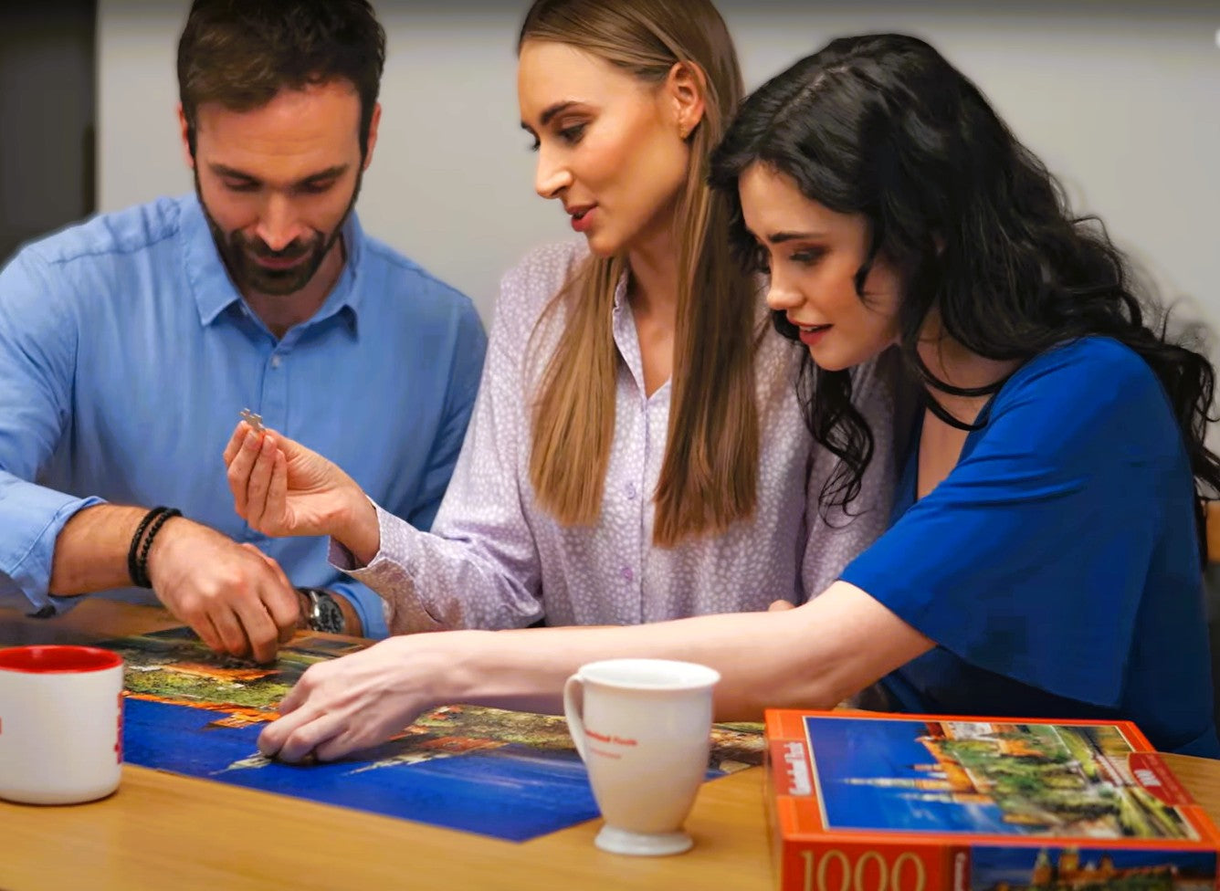 1000 Piece Jigsaw Puzzle, The Three Brothers, Yosemite National Park, USA, Autumn landscape puzzle, Relaxing nature puzzle, Adult Puzzle, Castorland C-105489-2 Bridge Toys - Premium Jigsaw Puzzles