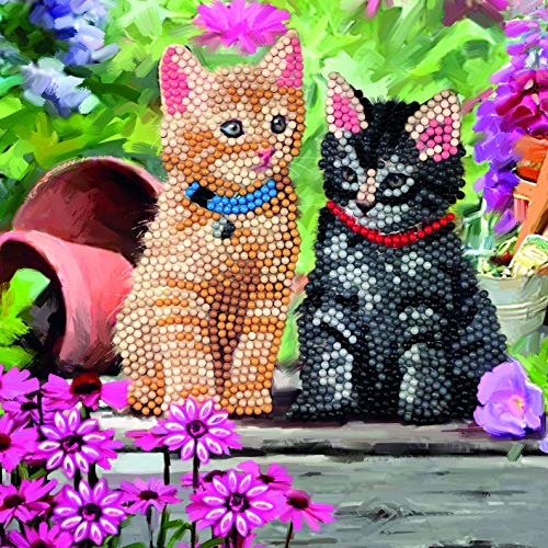 Cat Friends Crystal Art Card Kit Craft Buddy Puzzle Merchant