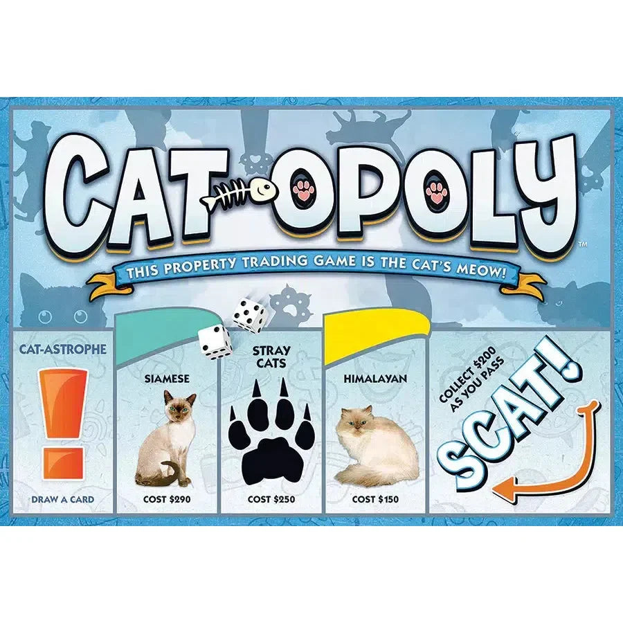 Cat-Opoly Board Game Outset