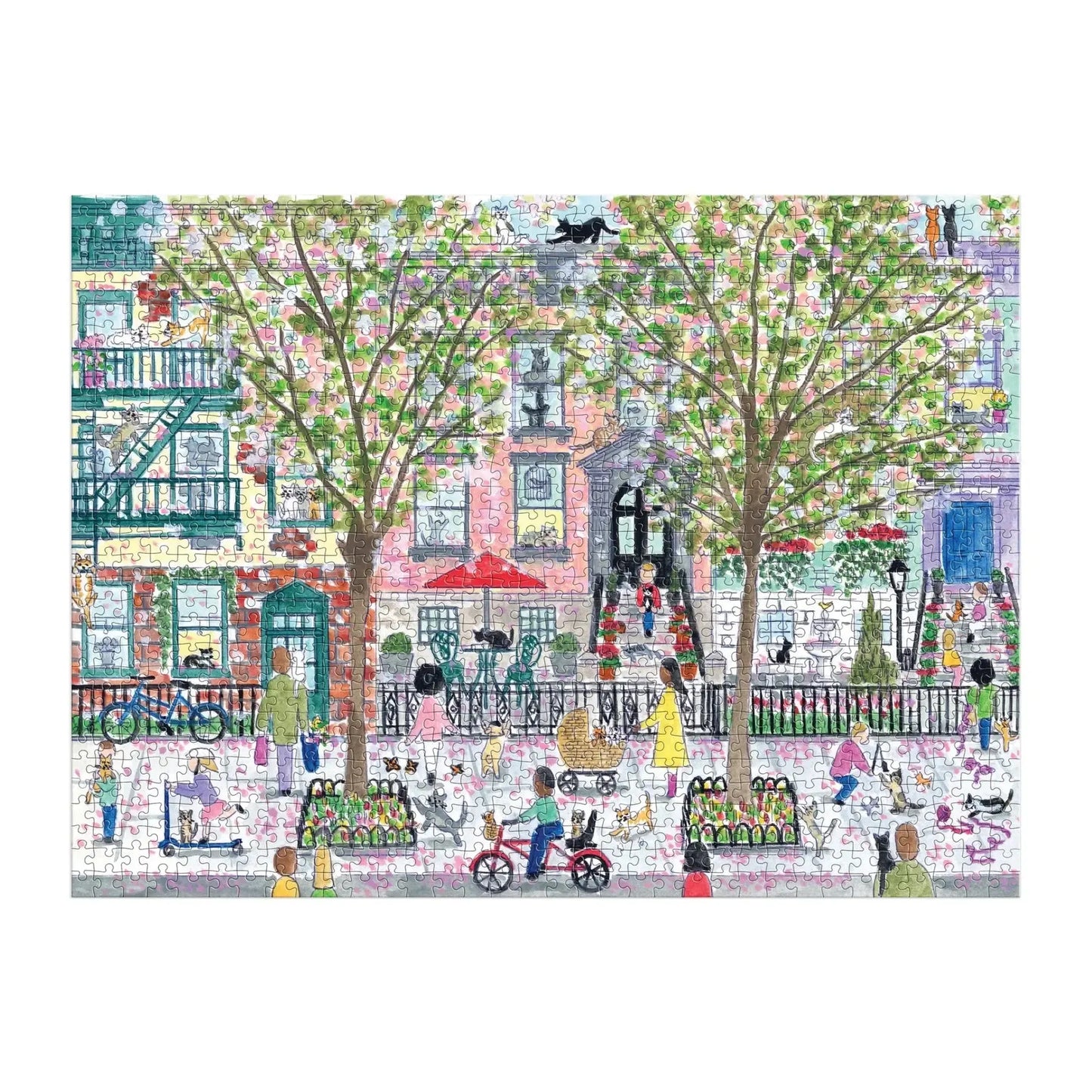 Cats in the City 1000 Piece Jigsaw Puzzle Galison