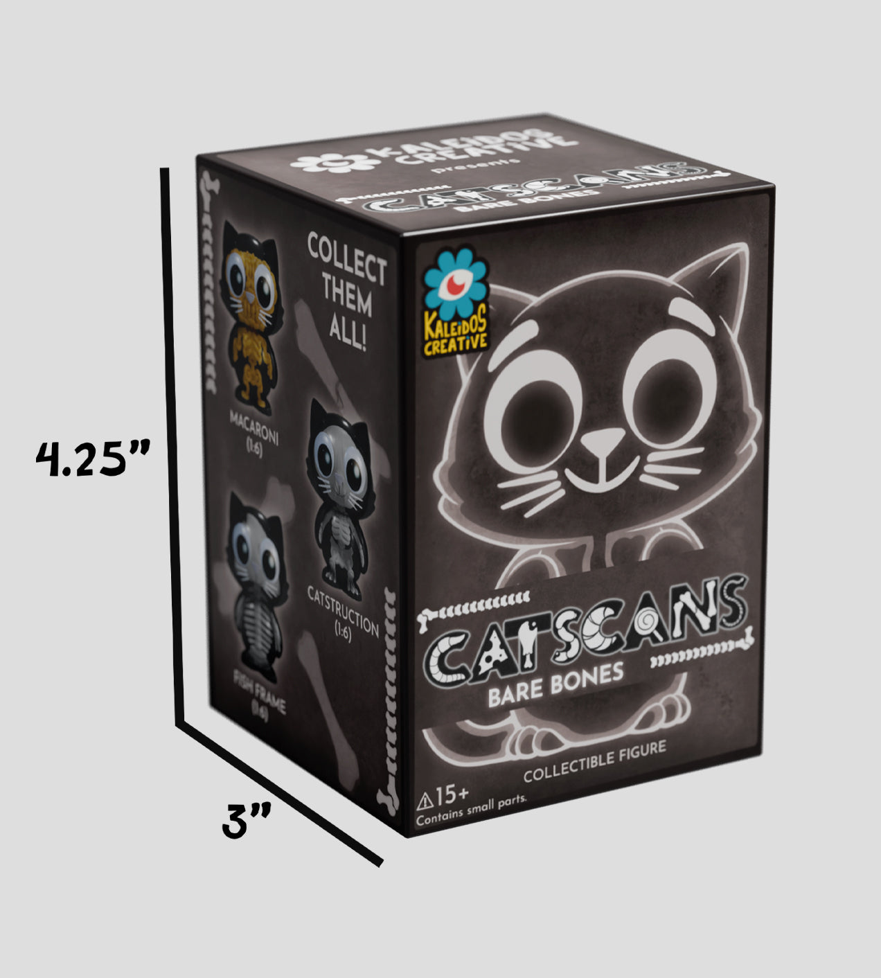 Catscans Bare Bones Blind Box - Charlie the Cat X-Ray Series by Kaleidos Creative Super Anime Store