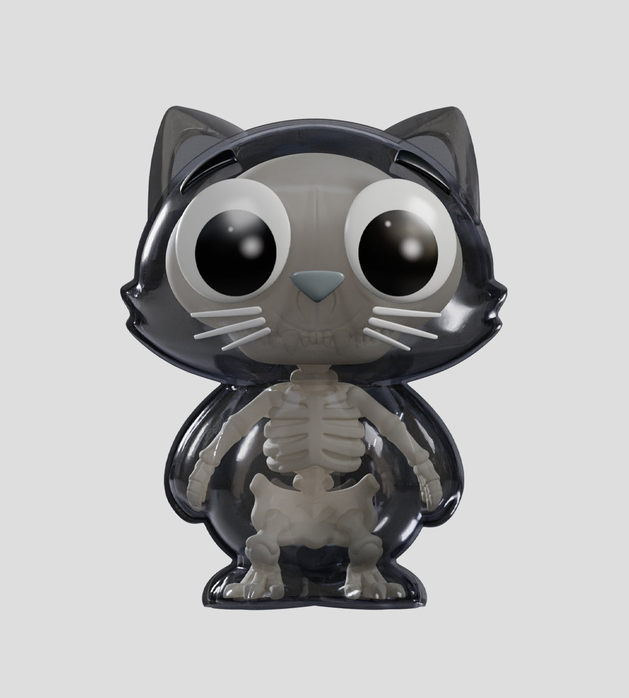 Catscans Bare Bones Blind Box - Charlie the Cat X-Ray Series by Kaleidos Creative Super Anime Store