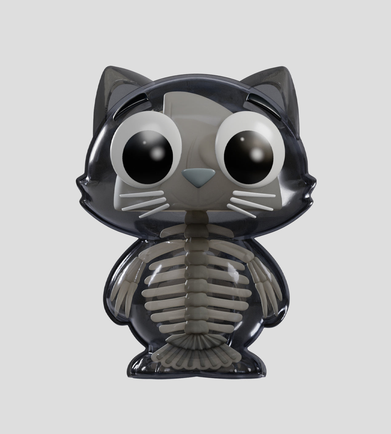 Catscans Bare Bones Blind Box - Charlie the Cat X-Ray Series by Kaleidos Creative Super Anime Store