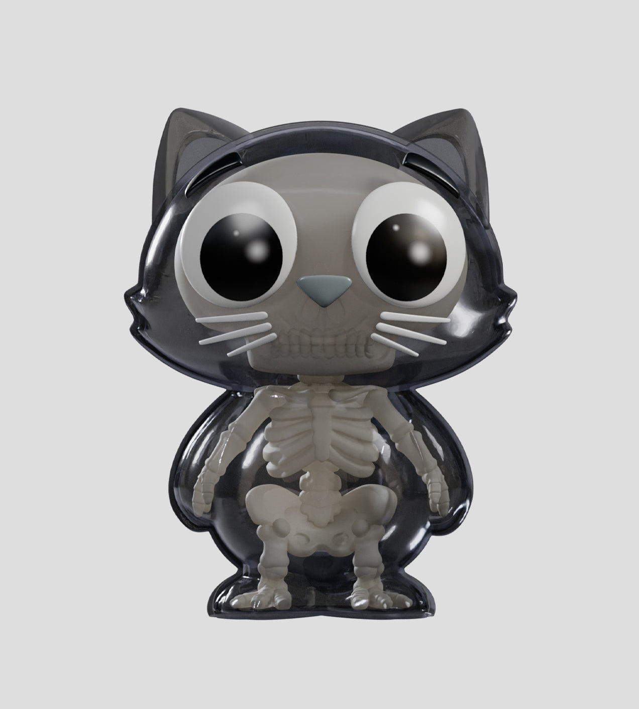 Catscans Bare Bones Blind Box - Charlie the Cat X-Ray Series by Kaleidos Creative Super Anime Store
