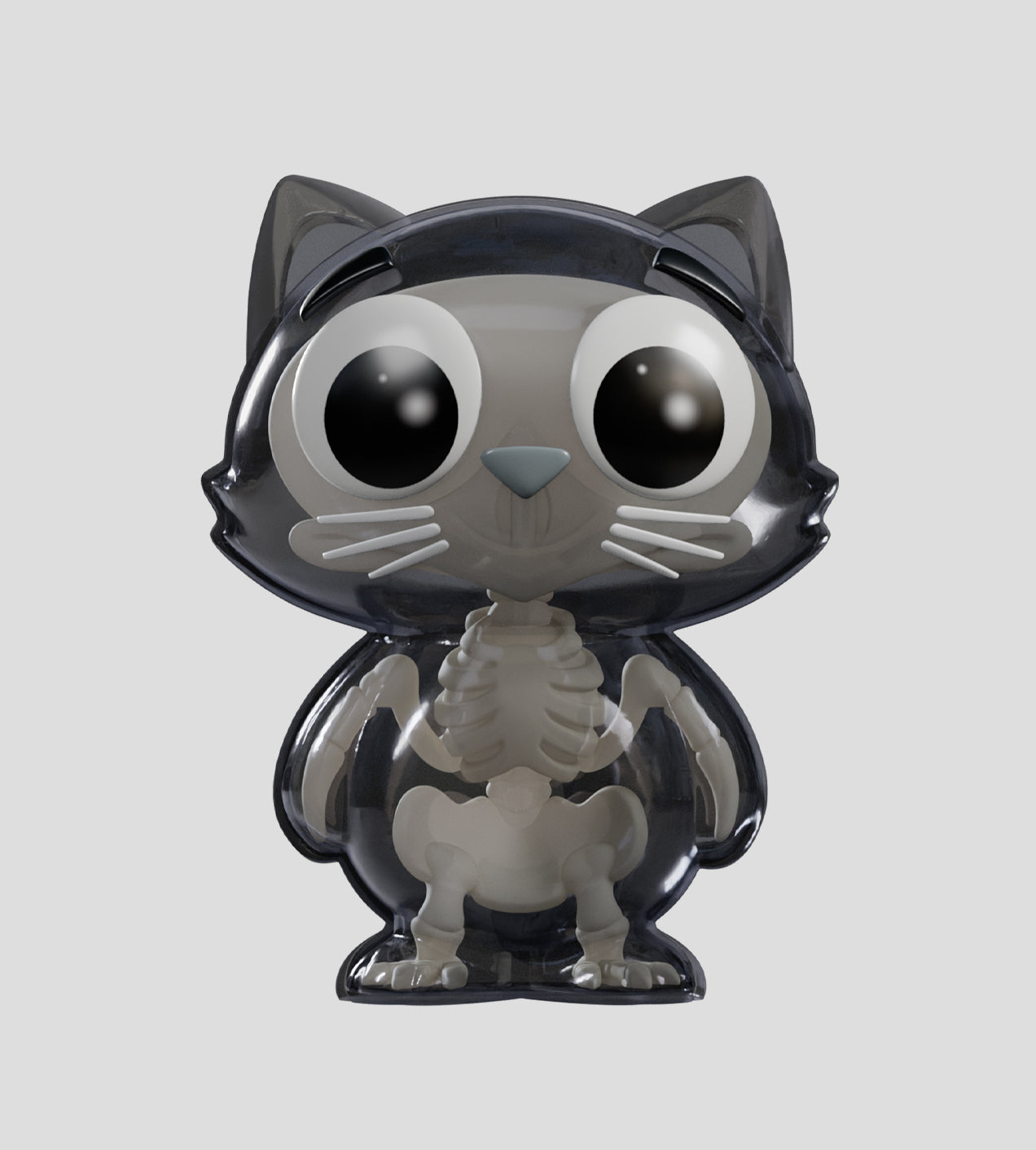 Catscans Bare Bones Blind Box - Charlie the Cat X-Ray Series by Kaleidos Creative Super Anime Store
