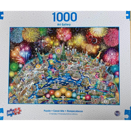 Celebrating Our World Art Gallery 1000 Piece Jigsaw Puzzle Sure Lox