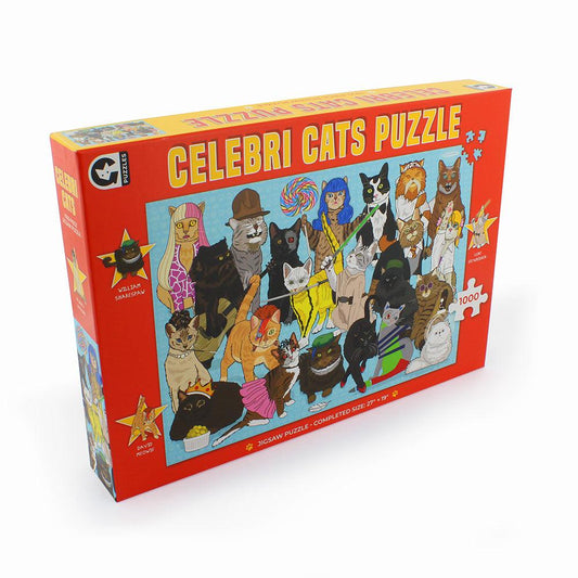 Celebri Cats 1000 Piece Jigsaw Puzzle Ginger Fox Puzzle Merchant