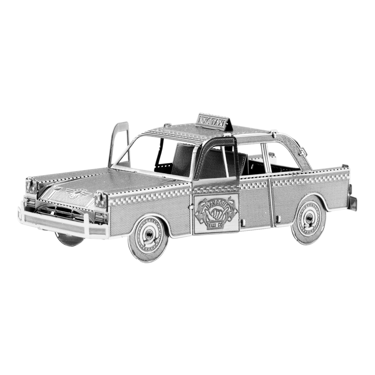 Checker Cab 3D Steel Model Kit Metal Earth Puzzle Merchant