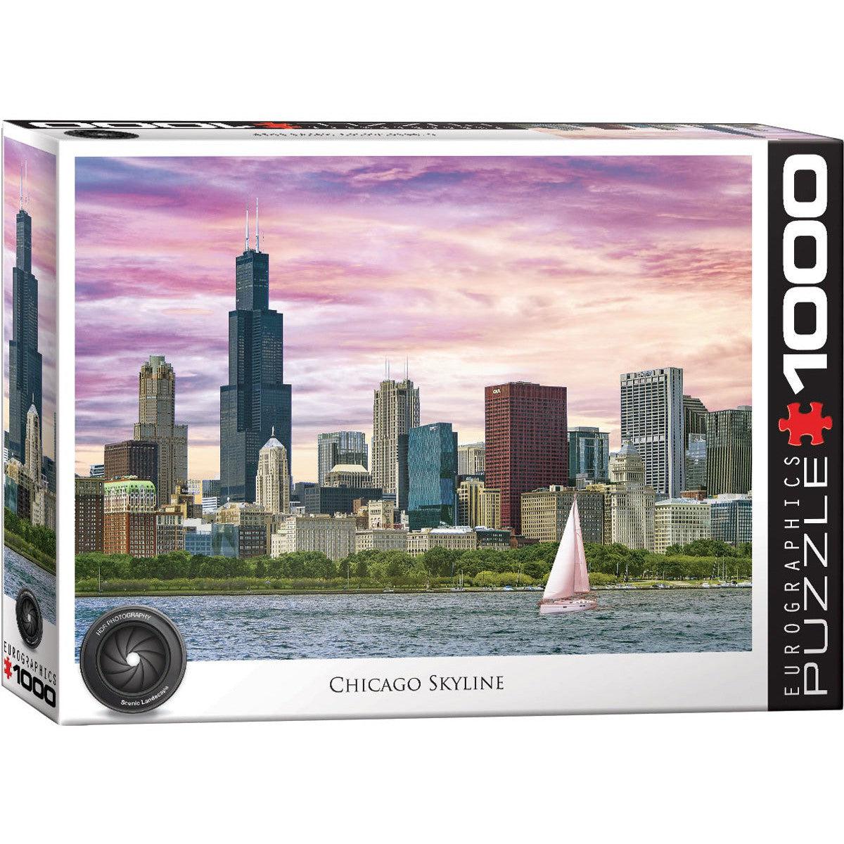 Chicago Skyline 1000 Piece Jigsaw Puzzle Eurographics Puzzle Merchant